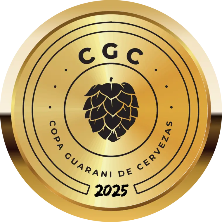 Medalha de ouro da Copa Guaraní de Cervezas 2025